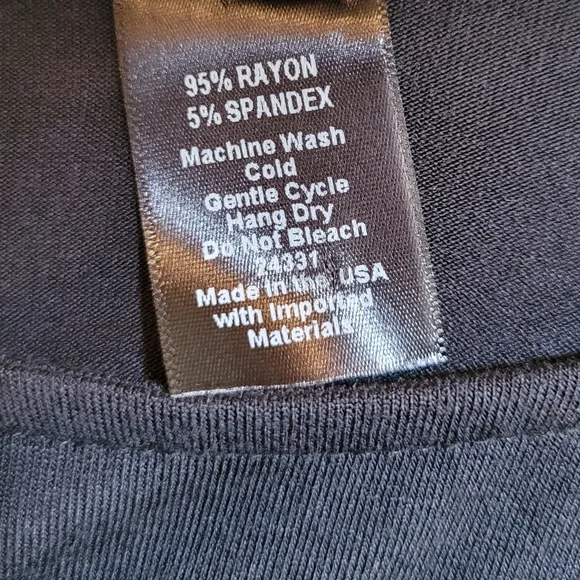 Old Navy Black Embroidered Peasant Blouse SMALL TALL - Picture 4 of 6